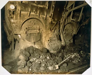 La salle des chaudières du RMS Aquitania